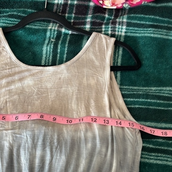 Hem & Thread Women’s Tan And Blue Tie Dye Dress Size Small NWT - Picture 7 of 10